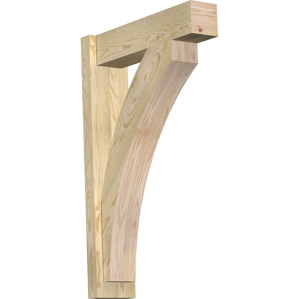 Ekena Millwork Thorton Block Rough Sawn Outlooker, Douglas Fir, 6"W x 22"D x 34"H OUT06X22X34THR05RDF - main